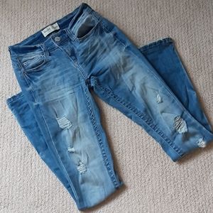 Mudd junior skinny Jean's size 0 light wash